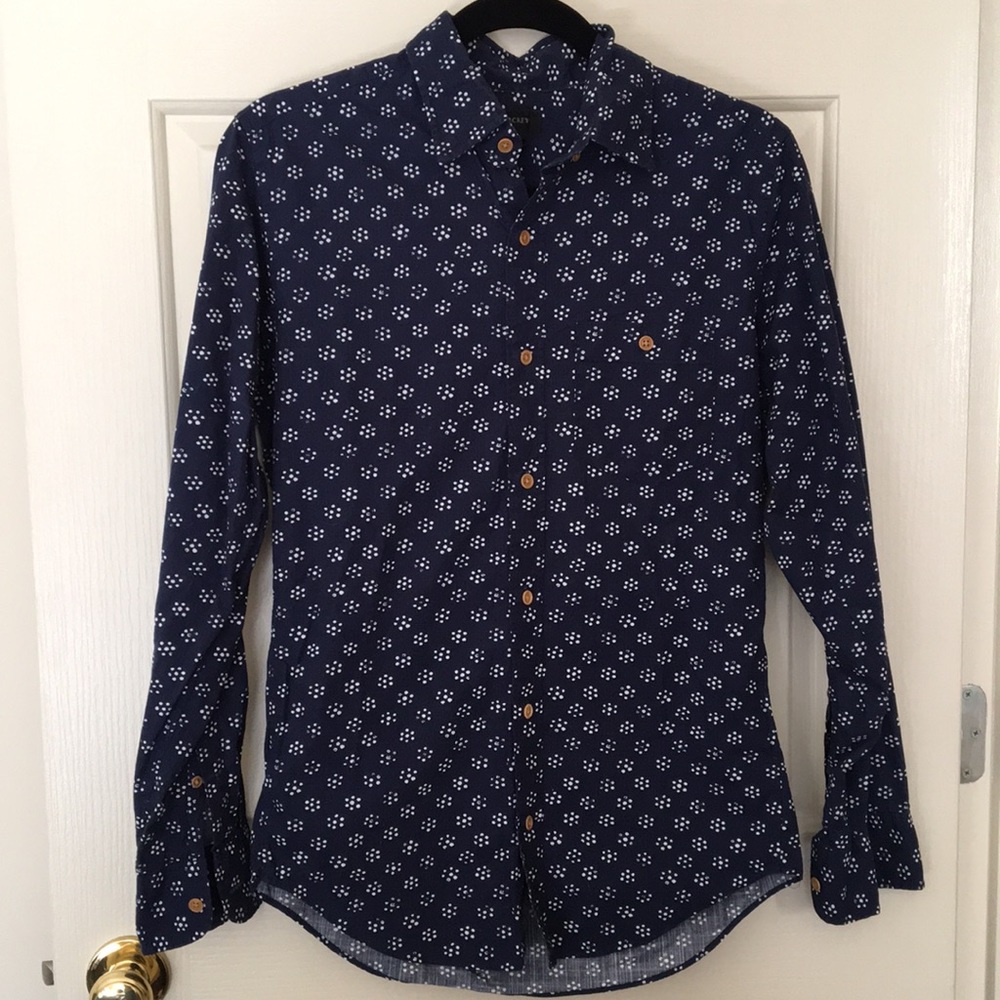 J. Crew Navy Button Down - Picture 2 of 5